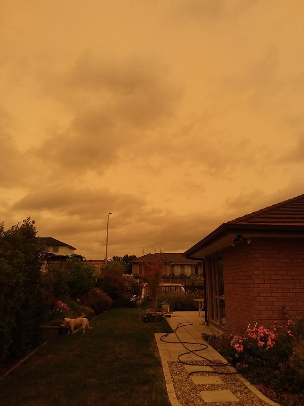 Australian Fire as seen from Auckland NZ