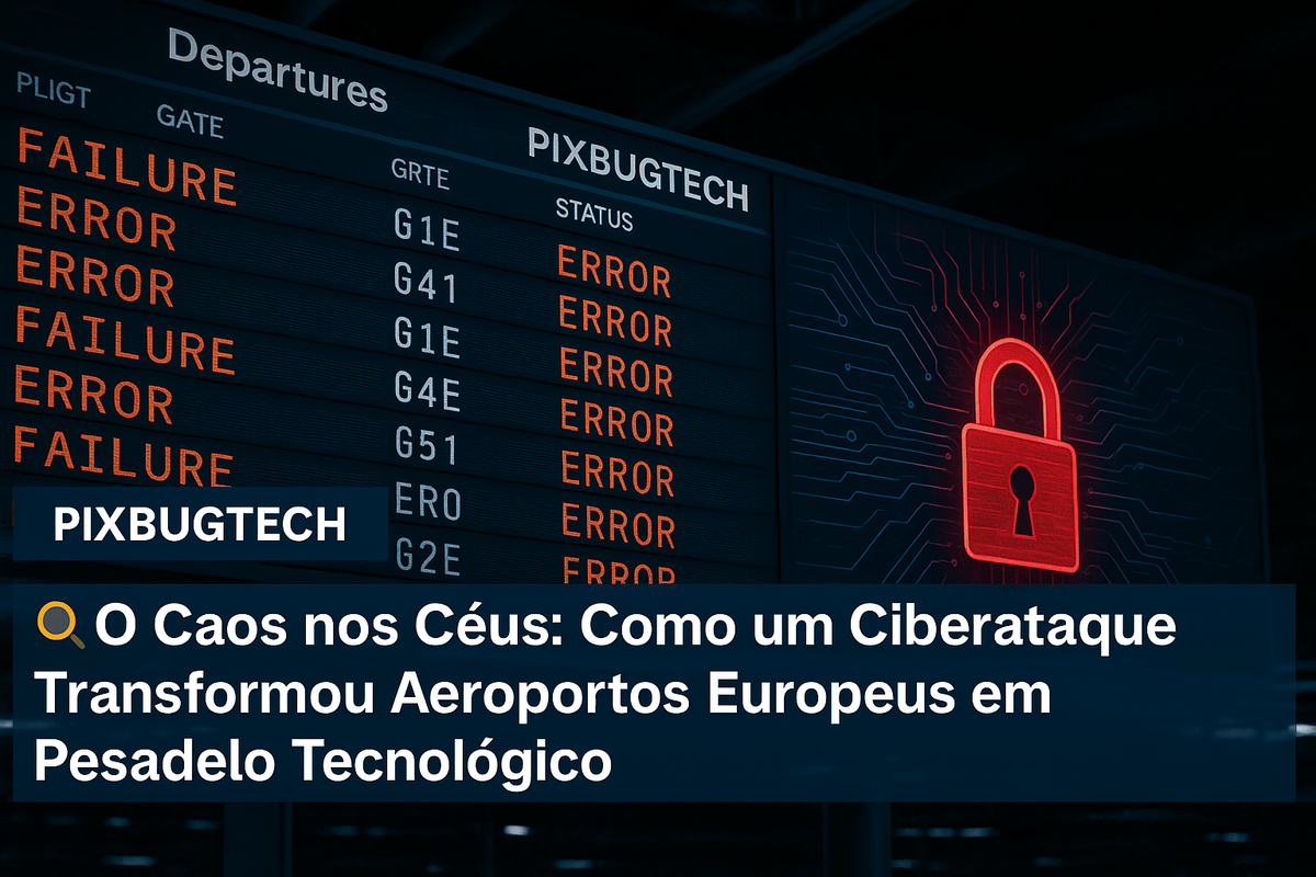 O Caos nos Céus: Como um Ciberataque Transformou Aeroportos Europeus em Pesadelo Tecnológico