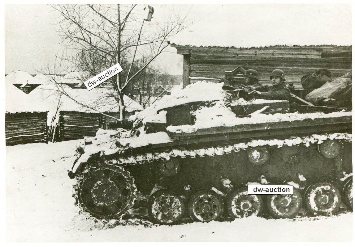 Sturmgeschütz im Winter Einsatz