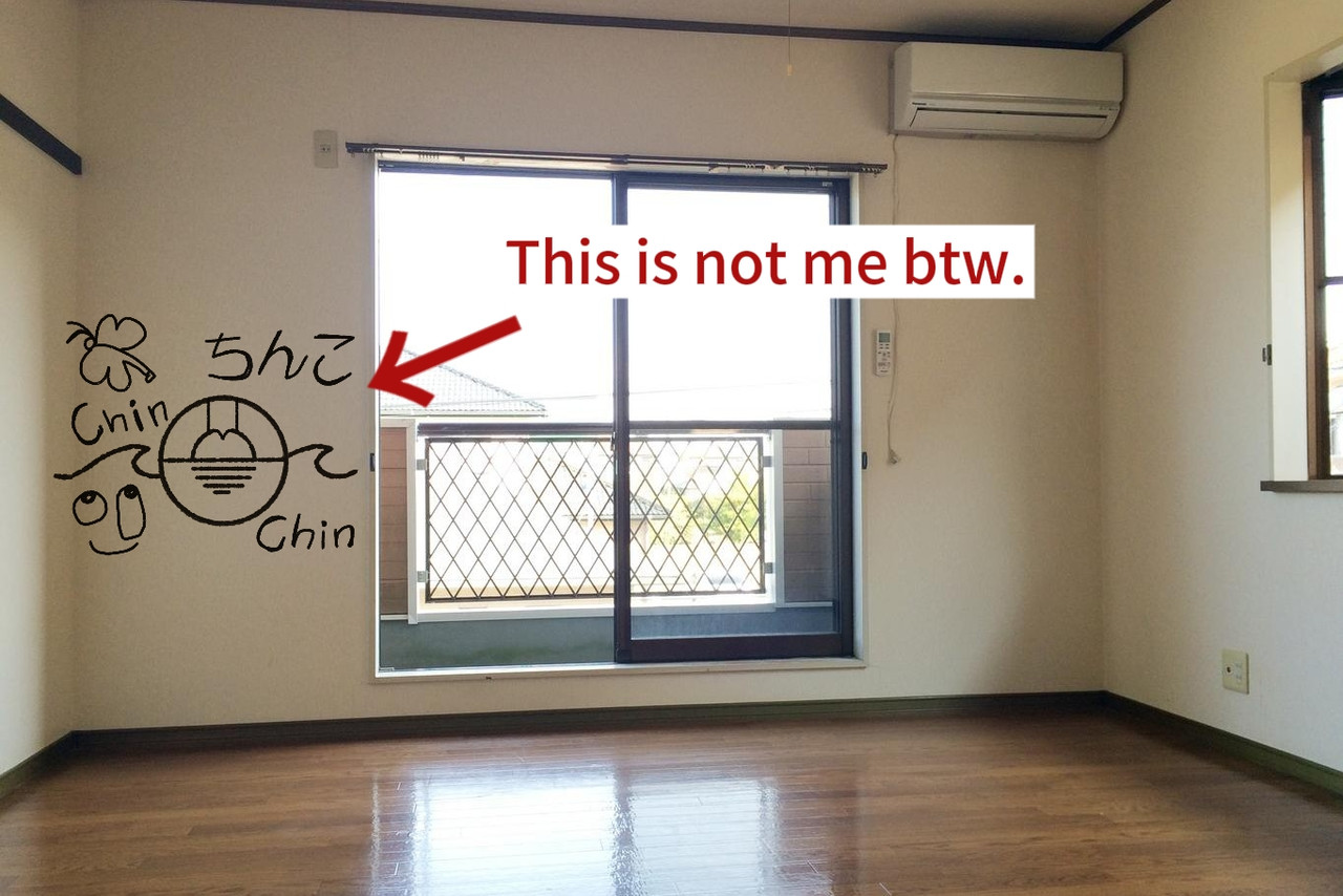 An image of my empty living room