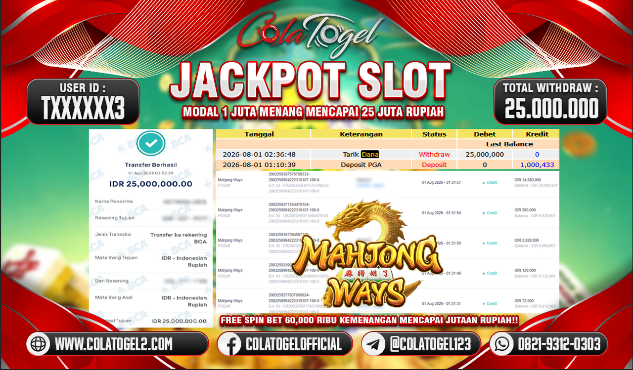 JACKPOT SLOT GACOR!!