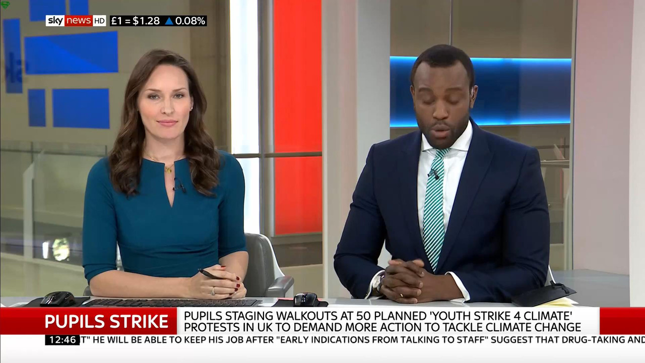 15 February - 12.00.00 - Sky News. Colin Brazier and Jayne Secke