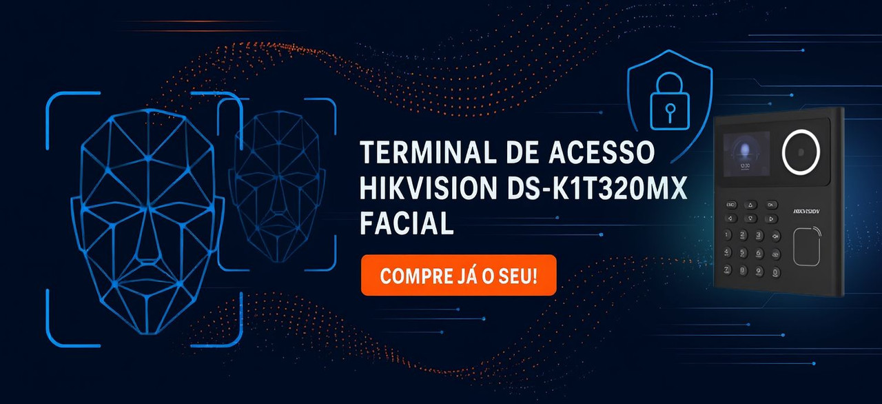 Banner promocional do Terminal de Acesso Hikvision