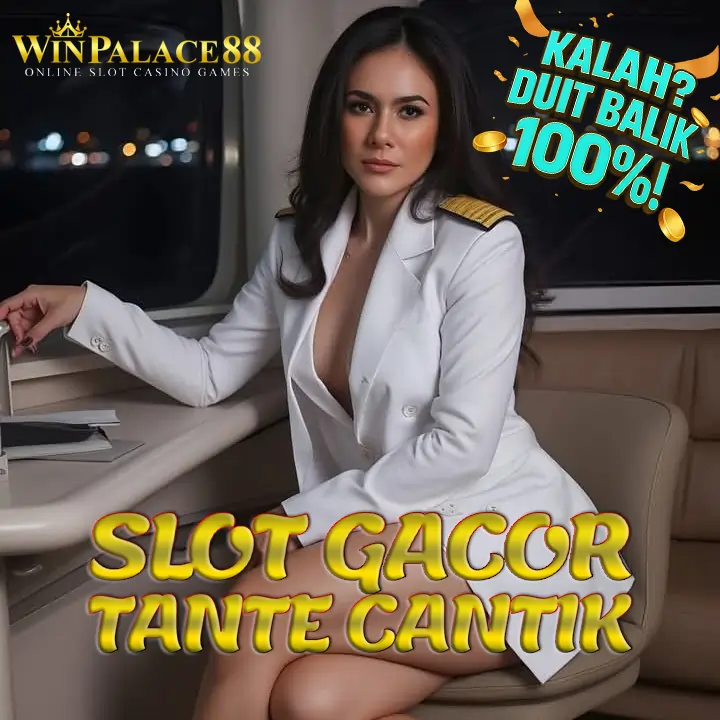 ilustrasi Chibi Dewa Hoki tersenyum, dikelilingi karakter slot 3D dan latar slot digital.