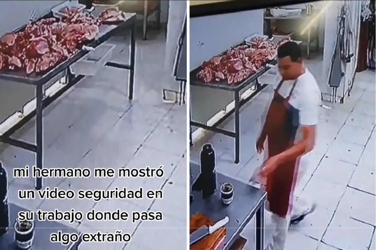 Video de fantasma en carnicería causa terror en TikTok