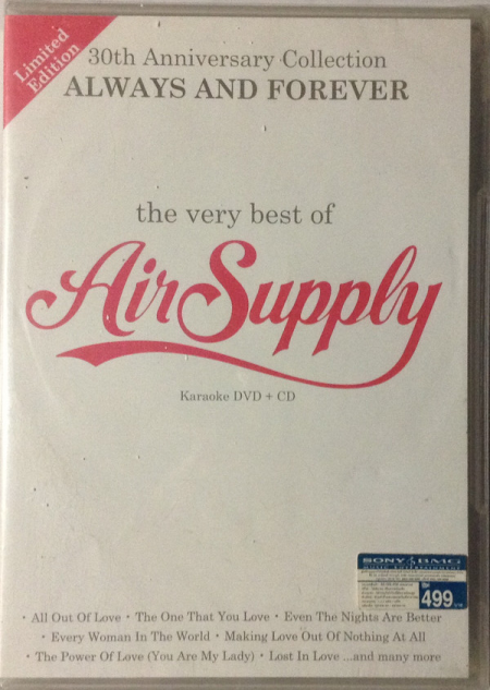 Air Supply ‎  The Very Best Of Air Supply   30th Anniversary Collection   Always And Forever (2005)