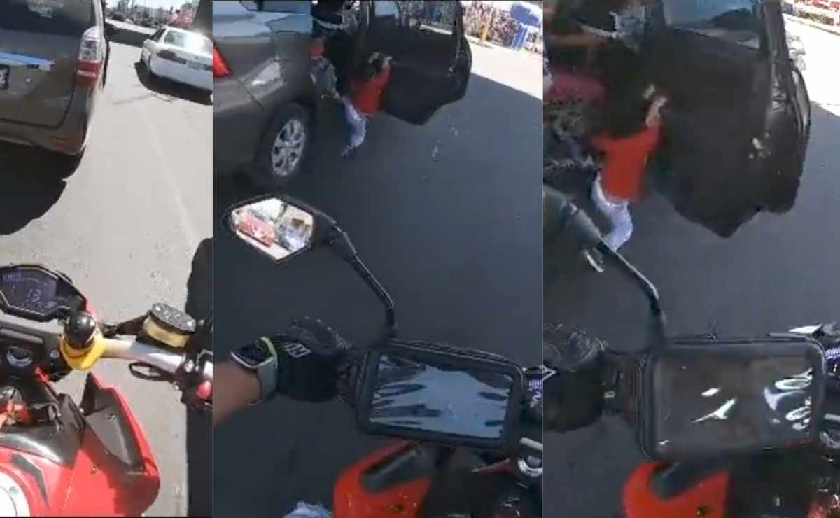 Video viral: niño abre puerta de camioneta en movimiento