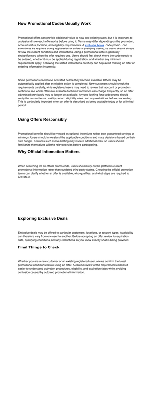 Understanding Eligibility Activation and Offer Terms