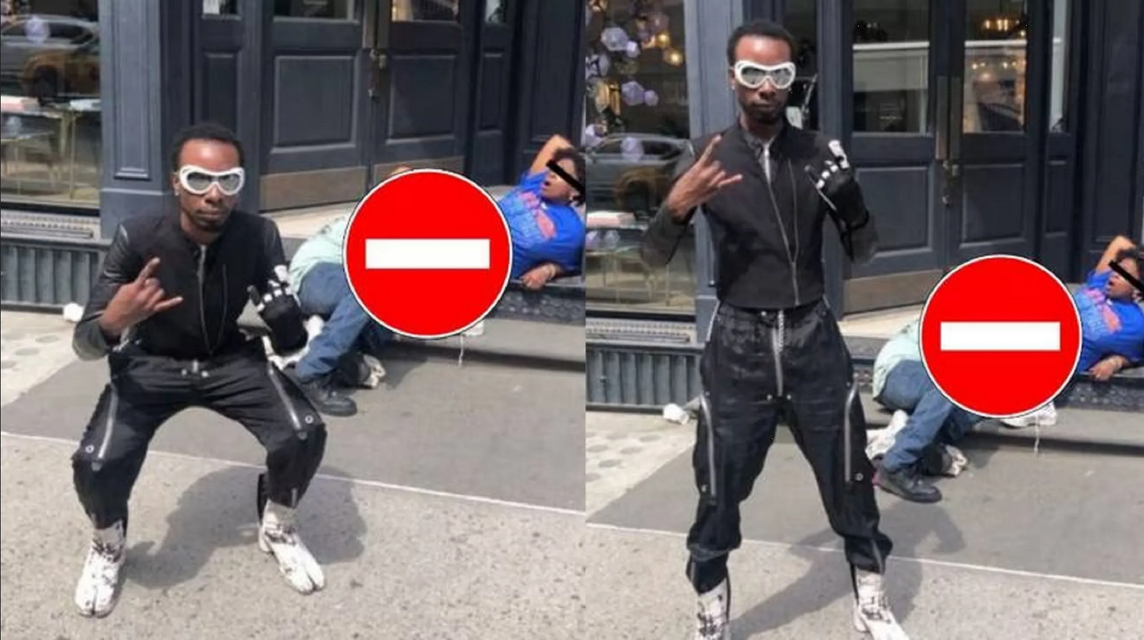 Pareja tiene sexo oral en la banqueta y se deja grabar por transeúnte: video