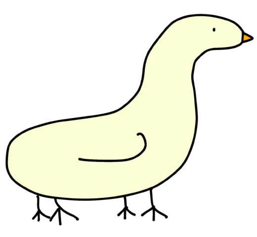 left image of duck