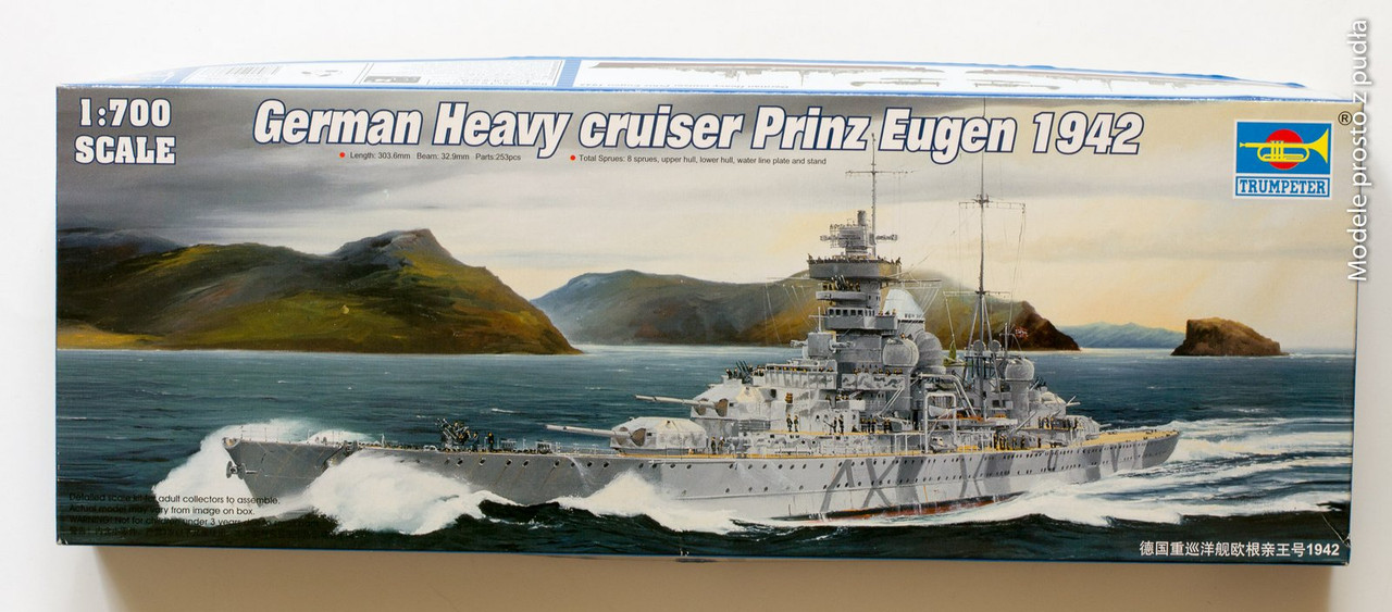 Prinz Eugen 1942 (Trumpeter)