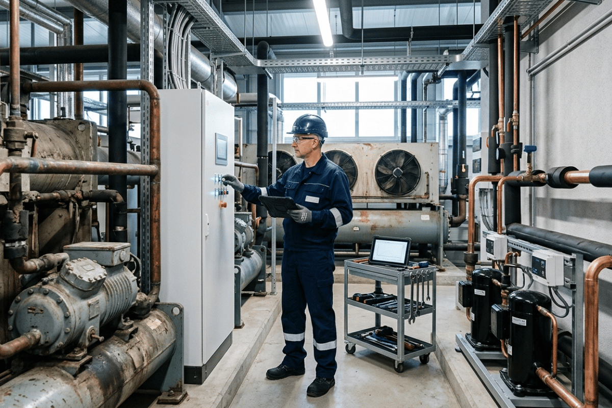 Modernizacja instalacji chłodniczej. Kiedy warto wymienić agregat, automatykę lub cały system?