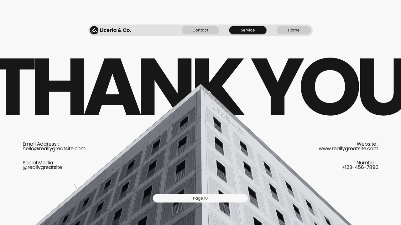 Black and White Minimalist Pitch Deck Presentation