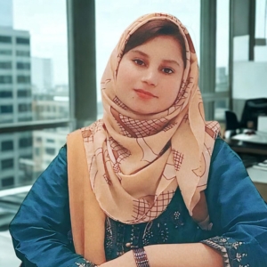 Portrait of Aiman Mukhtar, Trainee Income Tax