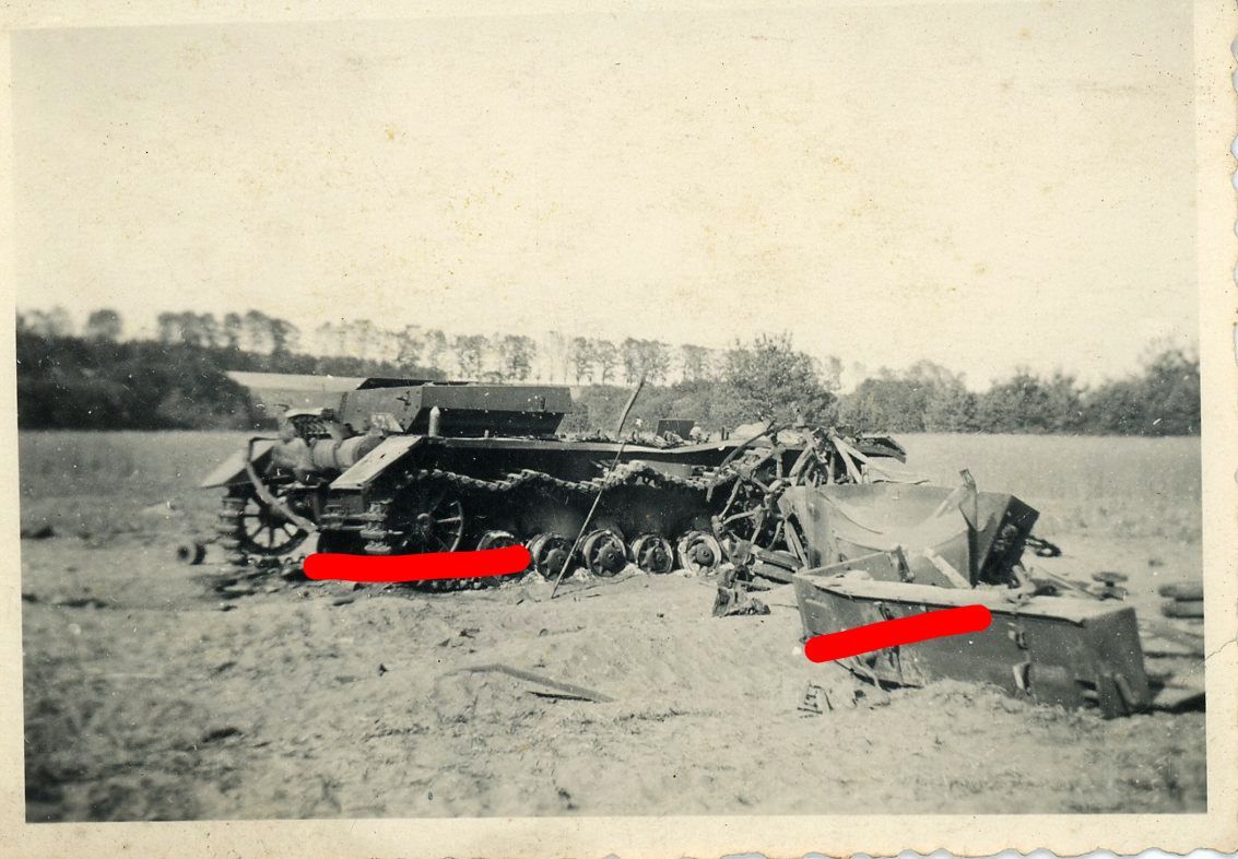 Panzer IV Tank Frankreich France Kämpfe Foto