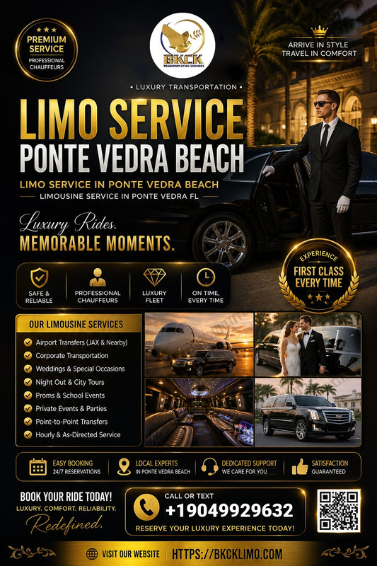 Limo Service in Ponte Vedra Beach