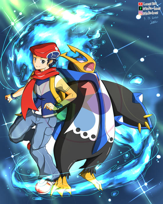 commission-lucas-and-empoleon-by-studio-