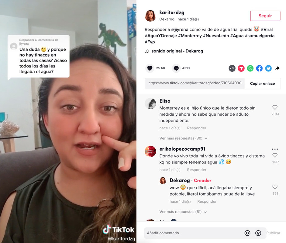 ¿Por qué Nuevo León no tiene tinacos? la duda que se volvió viral en TikTok