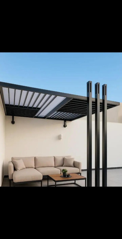 برجولات خشبية عصرية في الأحساء