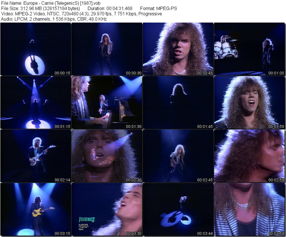 Europe - Carrie (TelegenicS) [1987].vob_tn