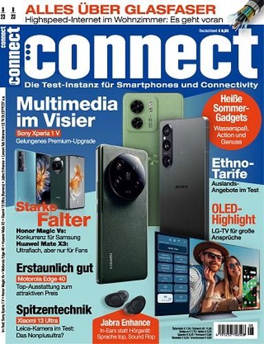 Cover: Connect Magazin für Telekommunikation No 08 August 2023