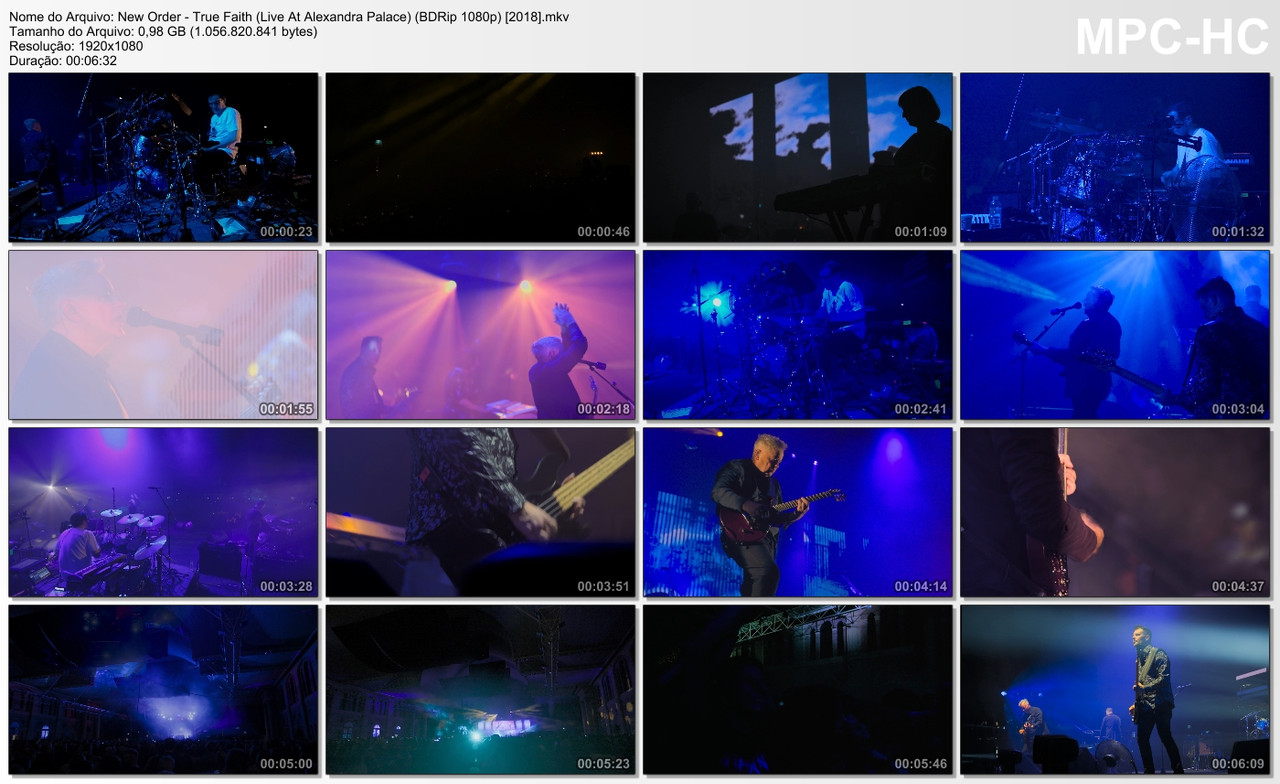 New Order - True Faith (Live At Alexandra Palace) (BDRip 1080p) [2018]