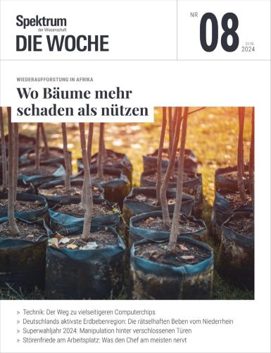 Cover: Spektrum der Wissenschaft Die Woche No 08 vom 23  Februar 2024