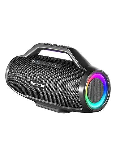 Amazon: Tronsmart Bang MAX Bocina Bluetooth de 130W, IPX6 Resistente al Agua, Altavoz Luces RGB, 24 hrs de reproducción, App, EQ Karaoke 
