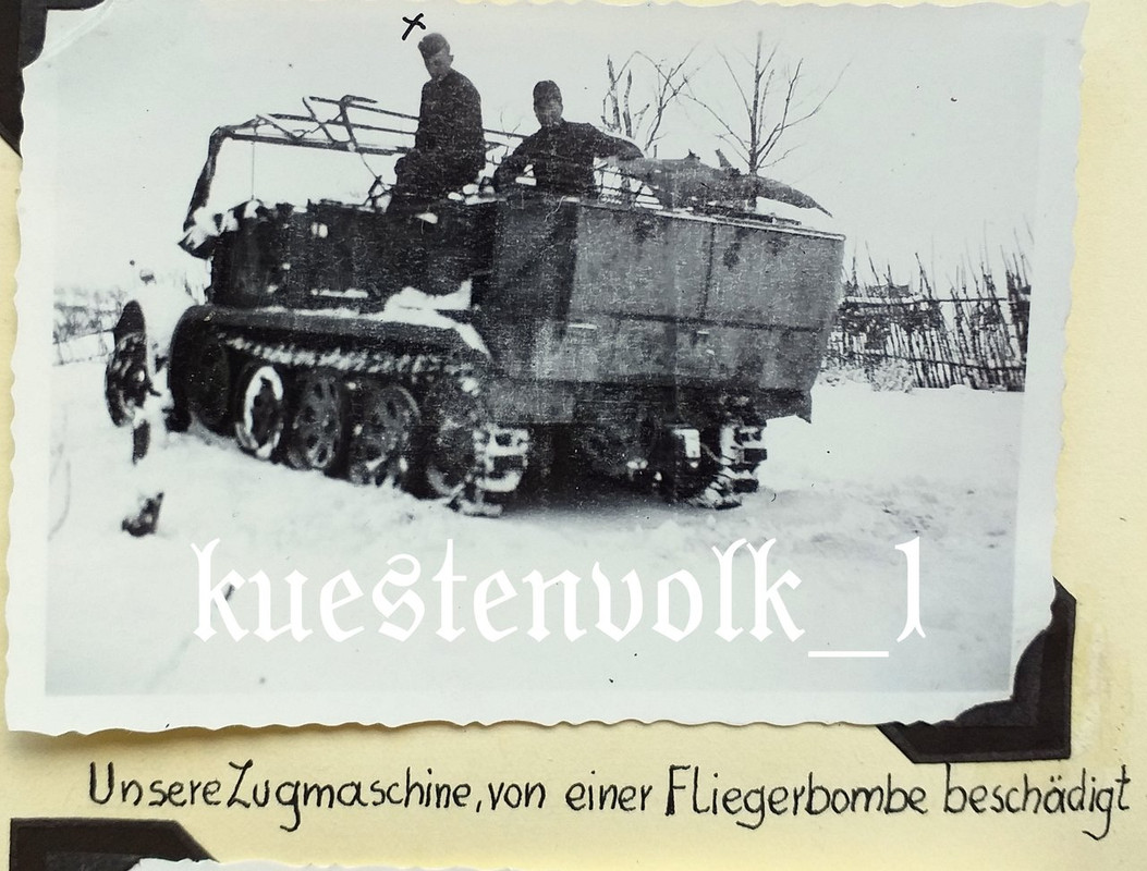 Fotos Feuerstellung SdKfz Ostrow Geschütz