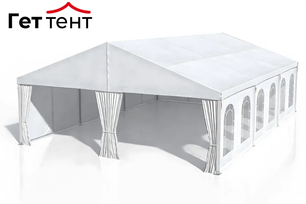 Шатер двухскатный 10х15 метров