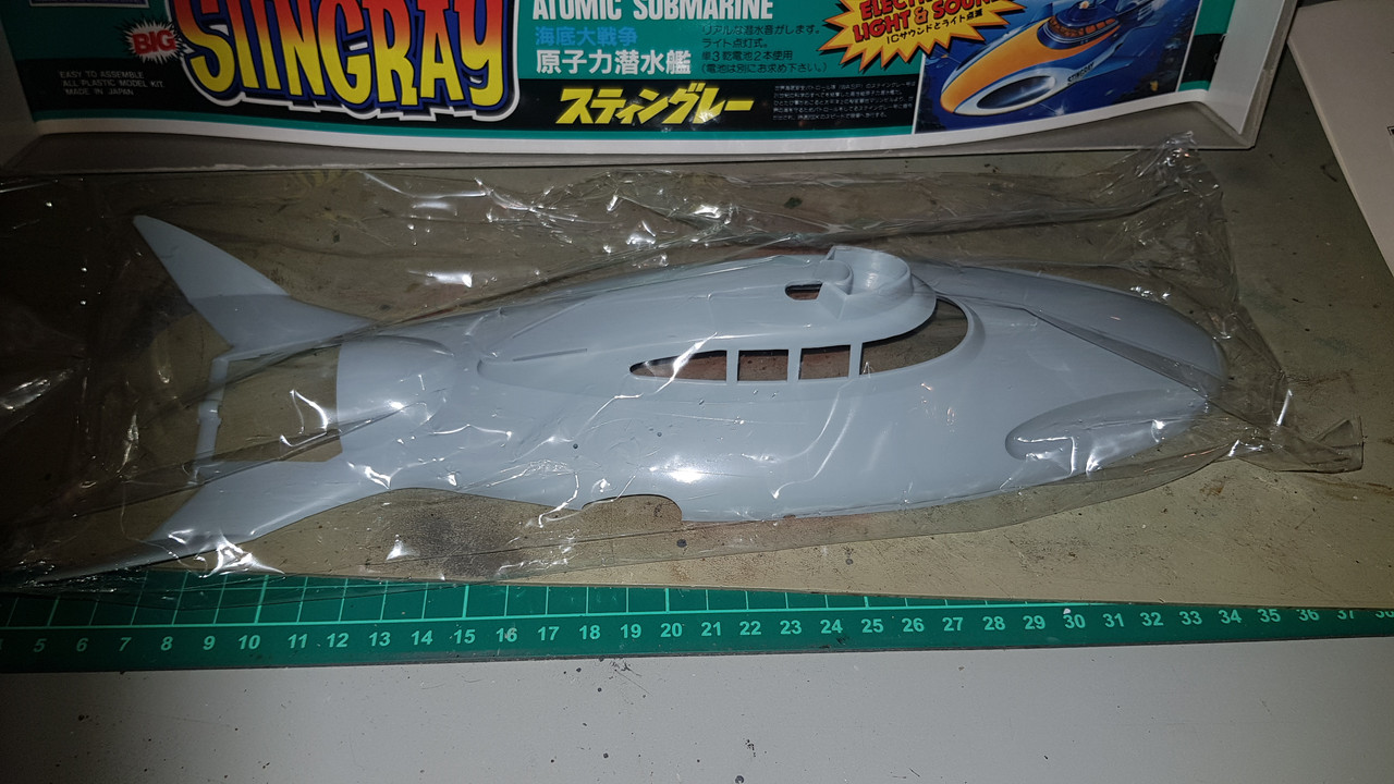 stingray submarine model kit