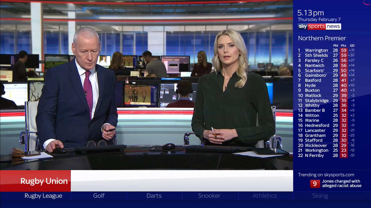 07 February - 17.00.00 - Sky Sports News At 5. A comprehensive r
