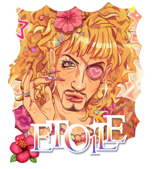 goromi from yakuza w text that says etoile