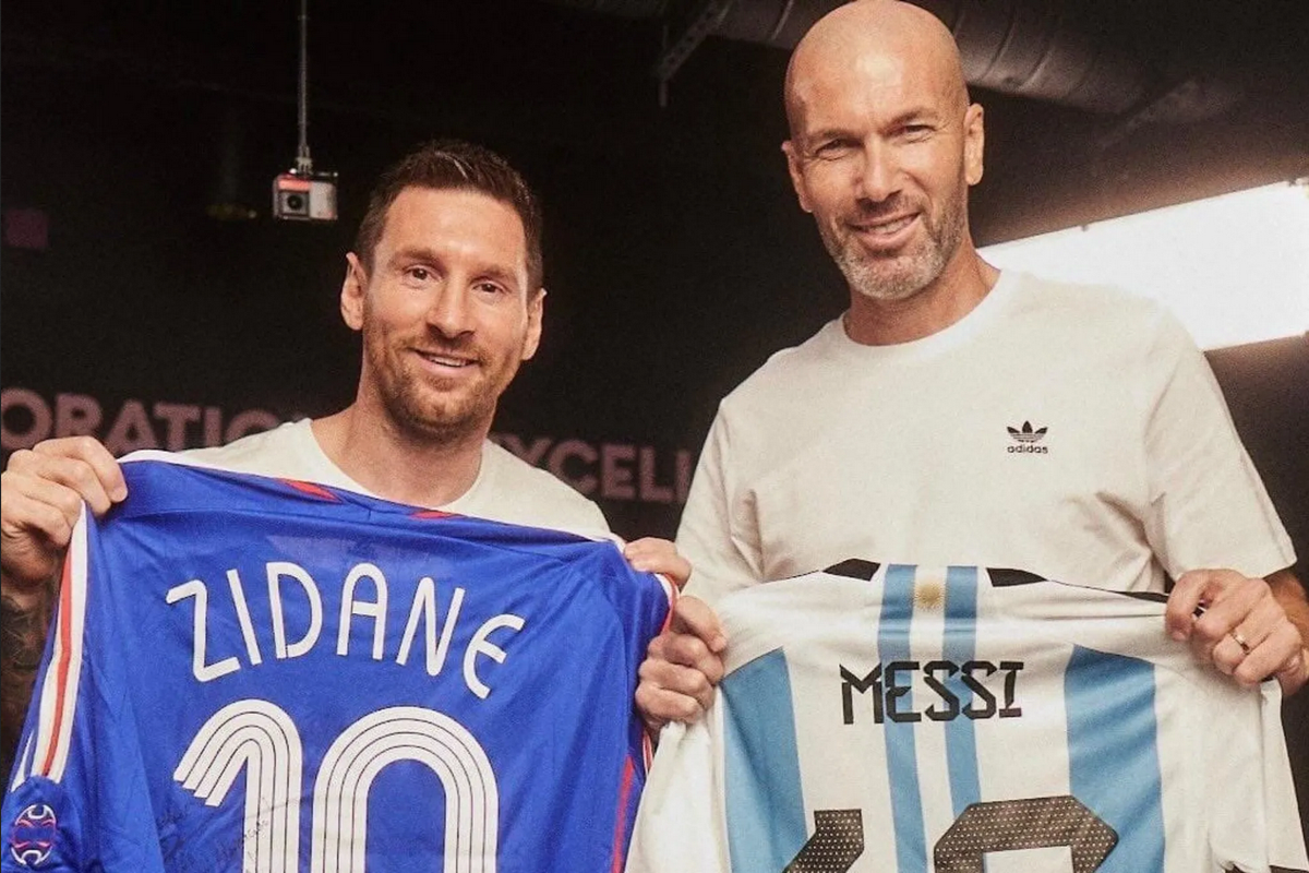 Video: Messi y Zidane sorprenden con exclusiva charla ¿Qué tanto hablaron?