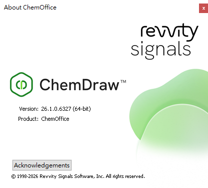 ChemDraw Pro Suite 26.1.0.6327 x64 full license