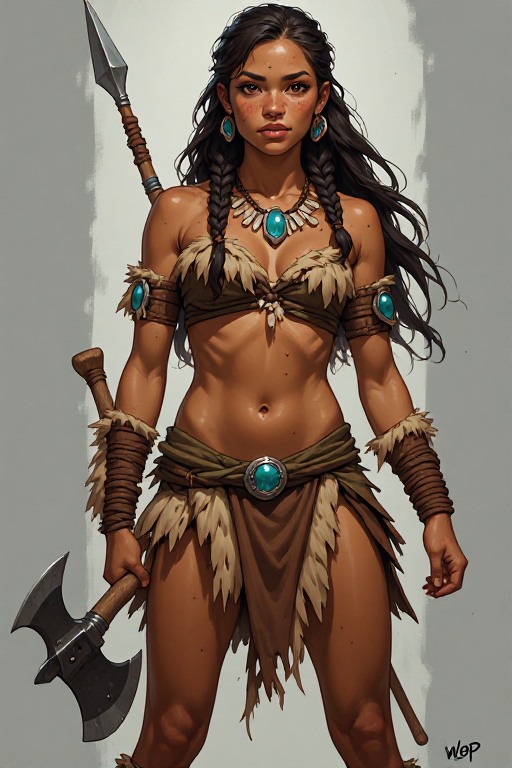 naked-polynesian-girl-warrior-(22)