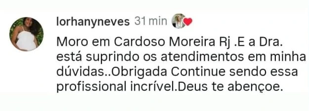 Depoimento de mamãe sobre o trabalho da Dra. Bruna Mello