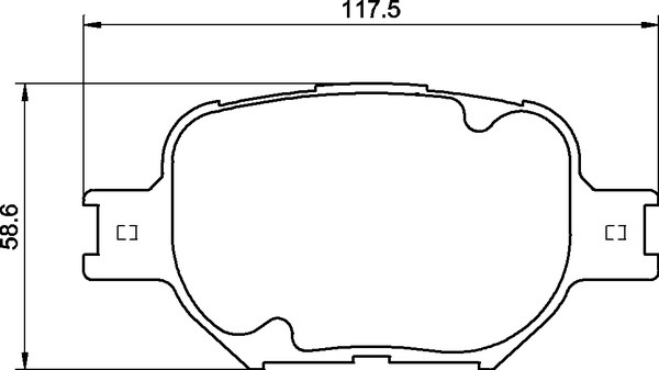 Ceramic Front Brake Pad Set Ceramic Front Brake Pad Set
