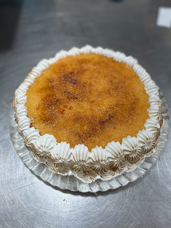 Tarta de Yema Tostada