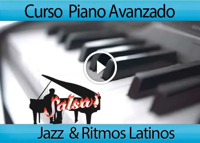 Vídeo curso de Piano Jazz y ritmos Latinos técnica avanzada 2dvd