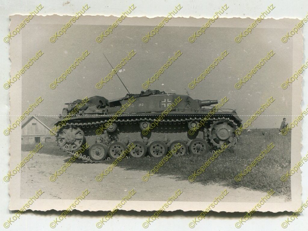 Foto, Wehrmacht, Stug, Sturmgeschütz, Turmnummer 212, Nahaufnahm