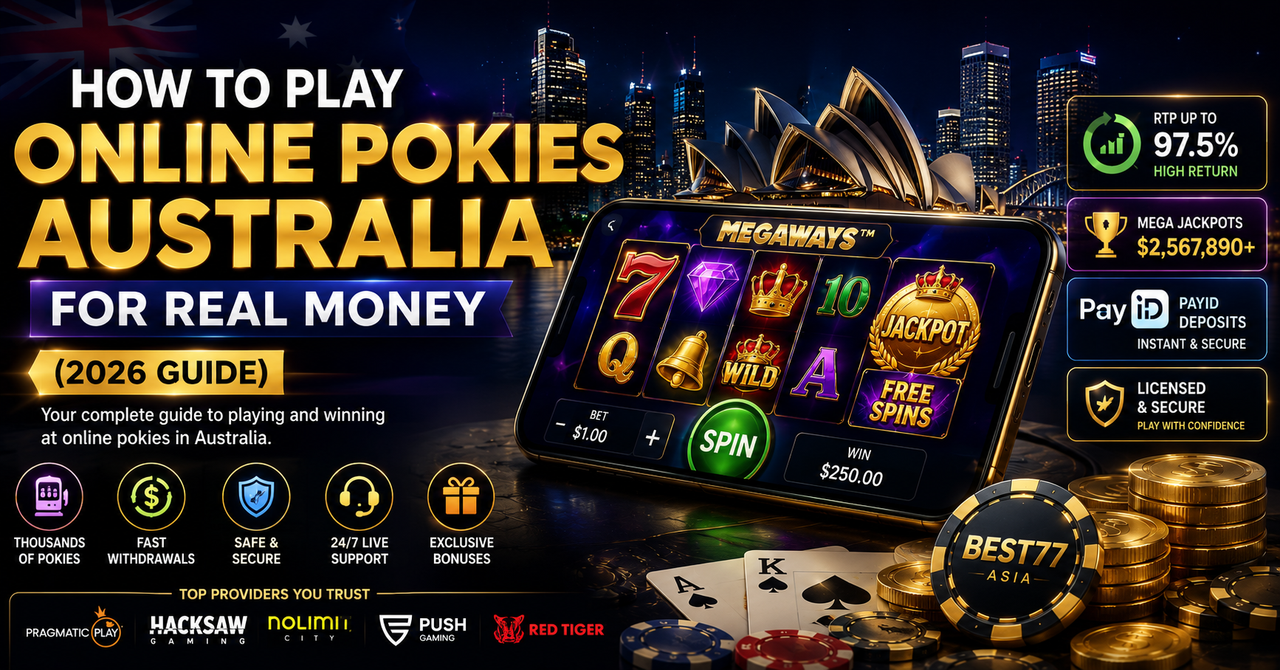 how to play online pokies Australia