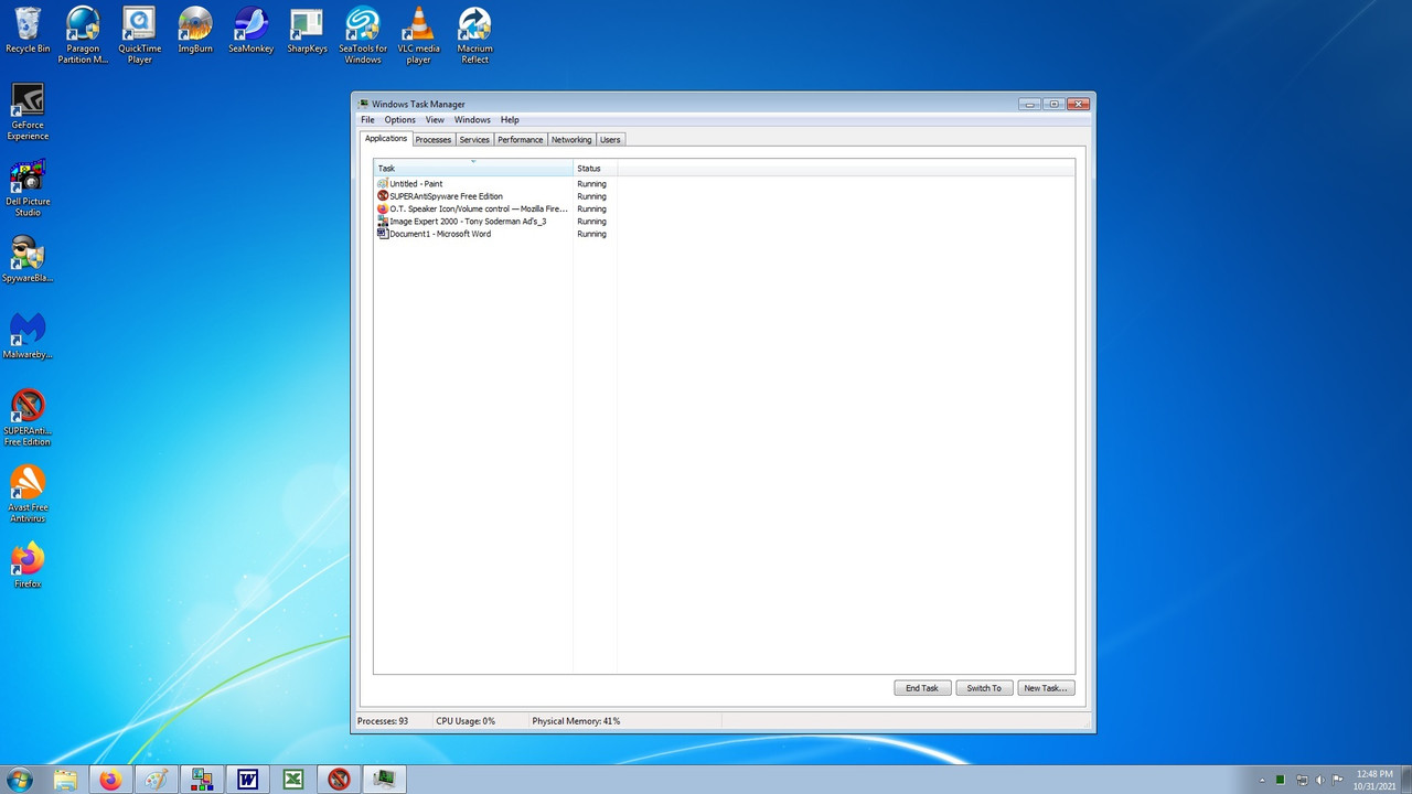 8(Task Mgr - applications)