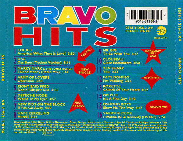 22/01/2023 - VA - Bravo Hits, Vol. 001 (1992) R-2793995-1443888642-5476