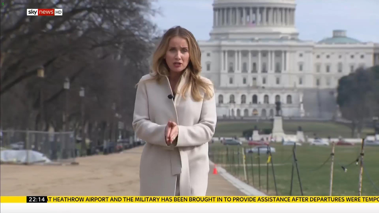 08 January - 22.00.00 - Sky News At 10. Anna Botting with the ma