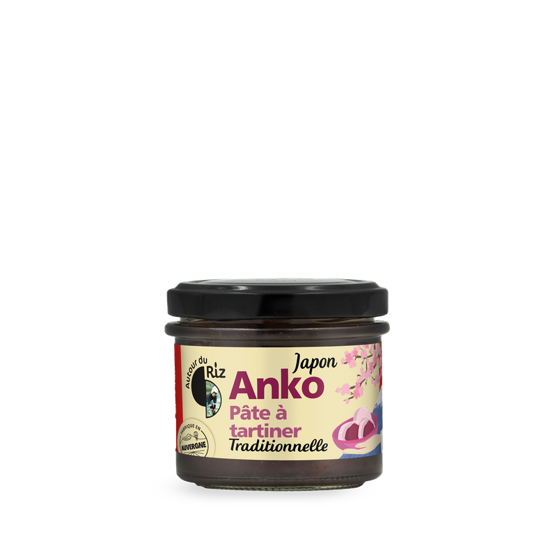 Anko Haricots Azuki sucr&eacute;s P�te � tartiner Sp&eacute;cialit&eacute; pour mochis, Autour du Riz, 100g