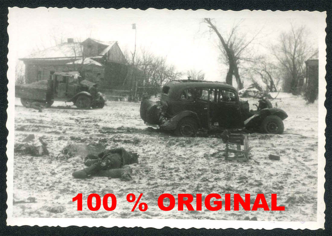 FOTO - Zerstörte Russen Fahrzeuge nach deutschen