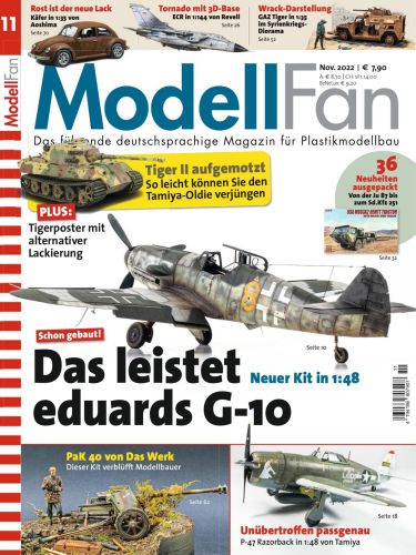 Cover: Modellfan Modellbaumagazin No 11 November 2022