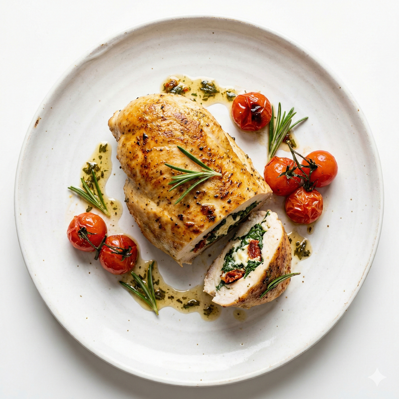 Pechuga De Pollo Rellena