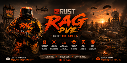 RAG | PVE | Legendary Drops | Custom Weapons | Skills | Events+ image